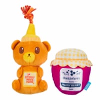 BARK That's My Jam Honey Plush Dog Toy Perspective: Main