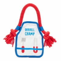 BARK Grrrill Champ Apron Plush Dog Toy Perspective: Main