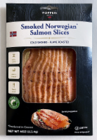 Foppen Smoked Norwegian Salmon Slices Flame Roasted Perspective: Main
