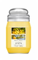 House of Velas® Jar Candle Natural Wax Blend Sicilian Lemon Perspective: Main
