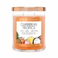House of Velas® Caribbean Tropics Jar Candle Perspective: Main