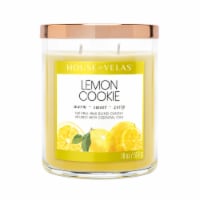 House of Velas® Lemon Cookie Scent Jar Candle Perspective: Main