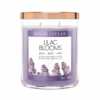House of Velas® Lilac Blooms Jar Candle Perspective: Main