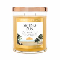 House of Velas® Setting Sun Scent Jar Candle Perspective: Main