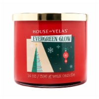 House of Velas Christmas Jar Candle Evergreen Glow Perspective: Main