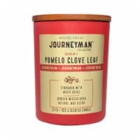 House of Velas Christmas Jar Candle Pomelo Clove Leaf Perspective: Main