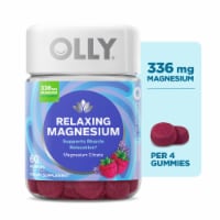 OLLY Relaxing Magnesium Gummies, Supports Muscle Relaxation,* Magnesium Citrate, Raspberry Lavender Perspective: Main