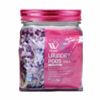 5-in-1 Laundry Pods, 12 Count Jar, High Efficiency (HE), Rose Extracts, Fabric Softener