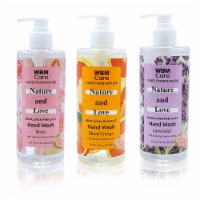 WBM Care Hand Soap, Love & Nature Soap with Natural Botanical Extracts - Pack of 3/13.5 Oz Ea