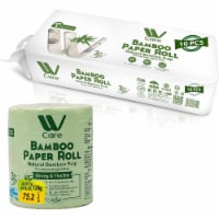 WBM Care Toilet Paper, Hypoallergenic Bamboo paper-3 Ply Tissue | 10 Rolls, 200 Sheets Each-1