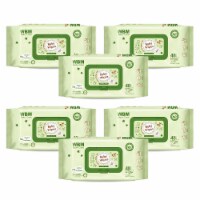 WBM Baby Care Wipes, Unscented, Natural & Decomposable, Wet Wipes with Flip-Top | Pack of 6