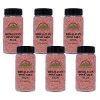 Himalayan Chef Pink Salt, 12.5 Oz Coarse Grain Plastic Shaker, Rich in Minerals | 6 Packs
