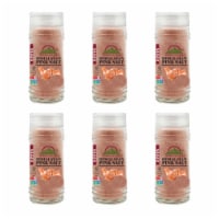 Himalayan Chef Pink Salt-Fine-Glass Shaker - 6 Pack