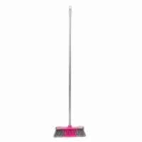 W Home Floor Cleaning Brush, Soft & Stiff Brush, Perfect for Cleaning Hard-to-Reach Surfaces