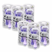 Razors for Women, Extra Smooth 4-Blades, Infused with Vitamin E & Aloe, Women’s Shaver