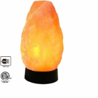 Himalayan Glow Multi-Color USB Salt lamp, Plastic Base