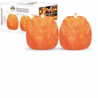 Himalayan Glow Salt Candle Holders, Home Décor Gift – Pink Salt Candle Lamp - 2 Pack