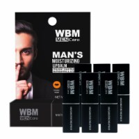 WBM Lip Balm, Rich in Shea Butter & Olive Oil, Refreshing and Hydrating, Chapstick, 6 Pack