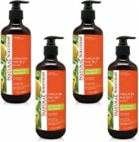 Himalayan Pink Salt Body Wash, Formulated with Marula, Shea Butter & Argon - 4 Pack