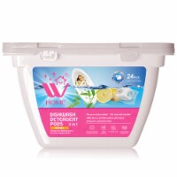 Dishwasher Pods, Formulated with Lemon Extracts, Dishwasher Detergent, 24 Count