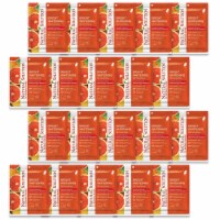 Natural Solution Face Mask, Enrich with Blood Orange & Vitamin C, White Brightening - 20 Pack