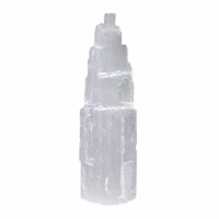 WBM Selenite Skyscraper Tower, Natural Healing Crystal Stone Without Cord 5-7 lbs