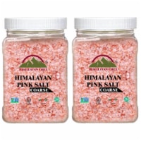 Pink Salt Coarse, 5 lbs. Mineral Dense for Health & Ideal For Refill Grinders - 2 PACK