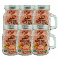 Himalayan Chef Pink Himalayan Salt, Mason Jar, Coarse Grain - 6 PCS