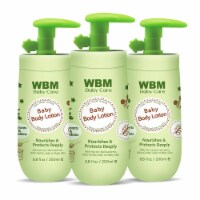 Baby Lotion | Face & Body Lotion with Natural Honey and Wheatgerm Oil 6.8 oz (Pack of 3)