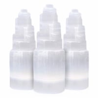 NATURAL SOLUTION Selenite Crystal Candle Holder, Tealight Candle Holder