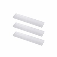 Selenite Crystal Rulers, Metaphysical Energy Drawing, 6 Inch, White, 3 Count