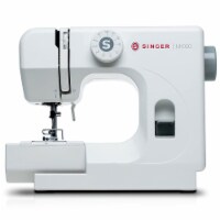 Singer M1000 Sewing Machine with 32 Stitch Applications and Accessories, White