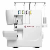Singer S0100 Serger Overlock Machine w/Included Accessory Kit & Free Arm, White