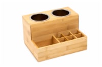 Core Home Large Bamboo Hair Accessories Organizer Perspective: Main