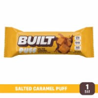Built™ Puff Salted Caramel Milk Chocolate Protein Bar Perspective: Main