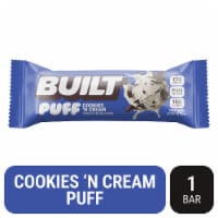 Built™ Puff Cookies 'N Cream Protein Bar Perspective: Main