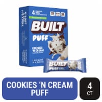 BUILT® Puff Cookies N' Cream Protein Bars Perspective: Main