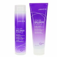 Joico Color Balance Shampoo Purple 10.14 oz & Color Balance Conditioner Purple 8.5 oz Combo P