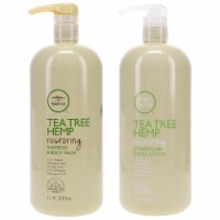 Paul Mitchell Tea Tree Hemp Restoring Shampoo & Body Wash 33.8 oz & Tea Tree Hemp Restoring C