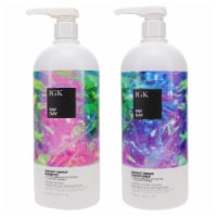 IGK Pay Day Instant Repair Shampoo 33.8 oz & Pay Day Instant Repair Conditioner 33.8 oz Combo