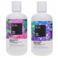 IGK Pay Day Instant Repair Shampoo 8 oz & Pay Day Instant Repair Conditioner 8 oz Combo Pack