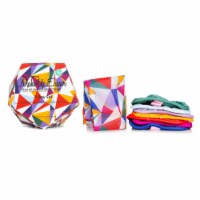 MakeUp Eraser Geometric 7 Day Set (7x Mini MakeUp Eraser Cloth + 1x Bag) 7pcs+1bag