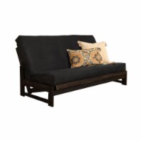 Kodiak Furniture Full-size Futon Cover in Suede Black Fabric