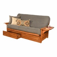 Kodiak Furniture Phoenix Frame with Fabric Mattress in Marmont Blue/Barbados