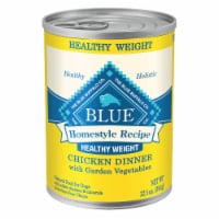 Blue Buffalo Homestyle Natural Adult Healthy Weight Wet Dog Food Beef & Garden Vegetables Perspective: Main