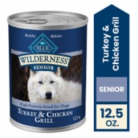 Blue Wilderness Turkey & Chicken Grill Wet Senior Dog Food
