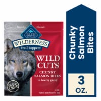 Blue Buffalo Wilderness Trail Toppers Wild Cuts High Protein Salmon Bites in Gravy Wet Dog Food