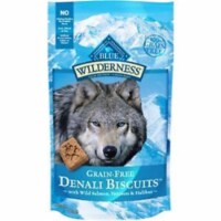 Blue Buffalo BB11743 Wilderness Denali Biscuits with Wild Salmon, Venison & Halibut Grain-Fre