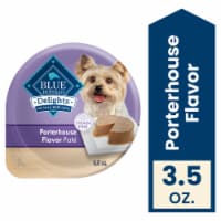 Blue Buffalo Delights Small Breed Natural Paté Wet Dog Food Porterhouse Perspective: Main