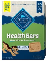 Blue Buffalo Health Bars Natural Crunchy Apple & Yogurt Biscuits Dog Treats Perspective: Main